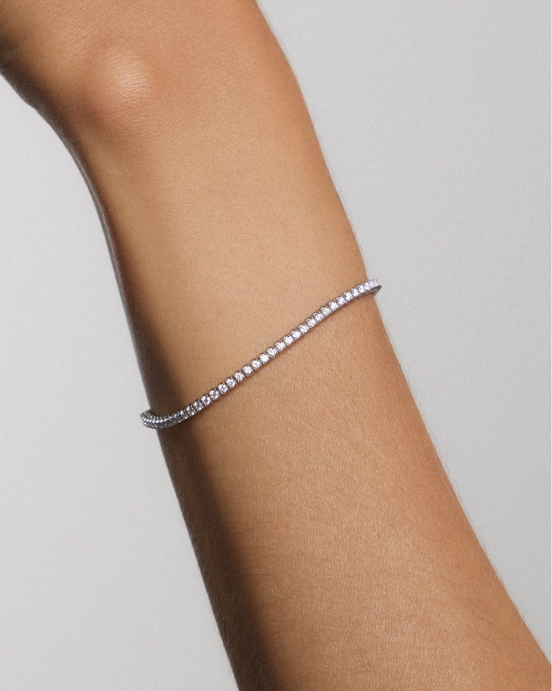 Bracelet rivière de diamants - 2,28 carats