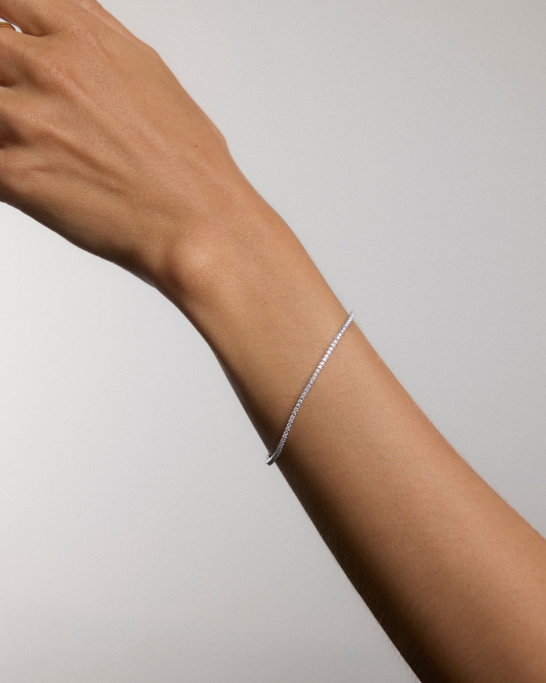 Bracelet rivière de diamants 1,30 carat