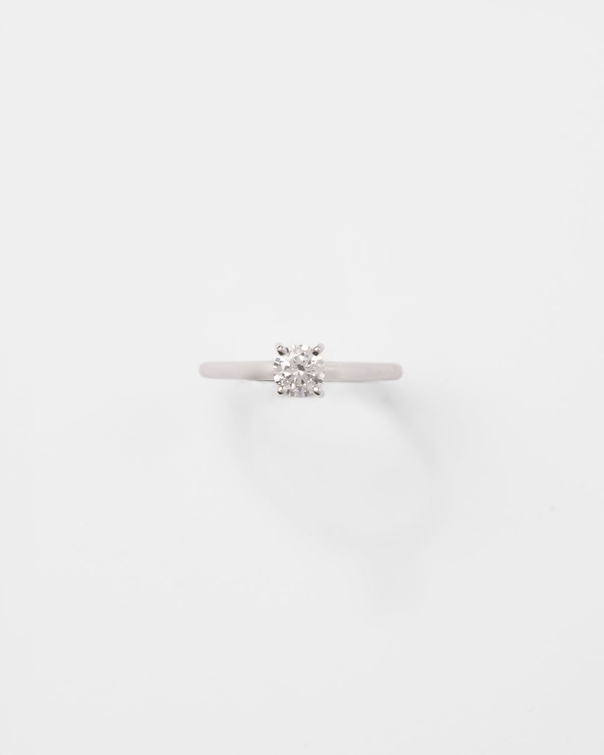 Bague solitaire en or et diamant