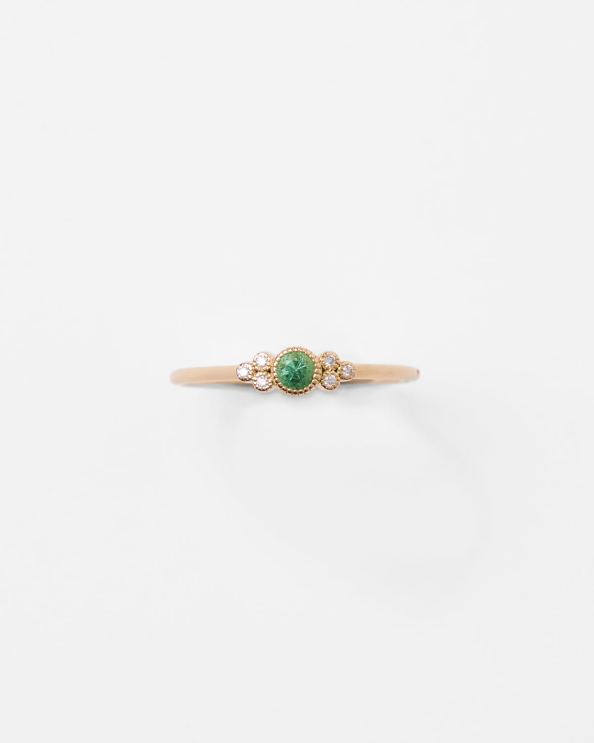 Bague Bloom vintage en or et pierres précieuses
