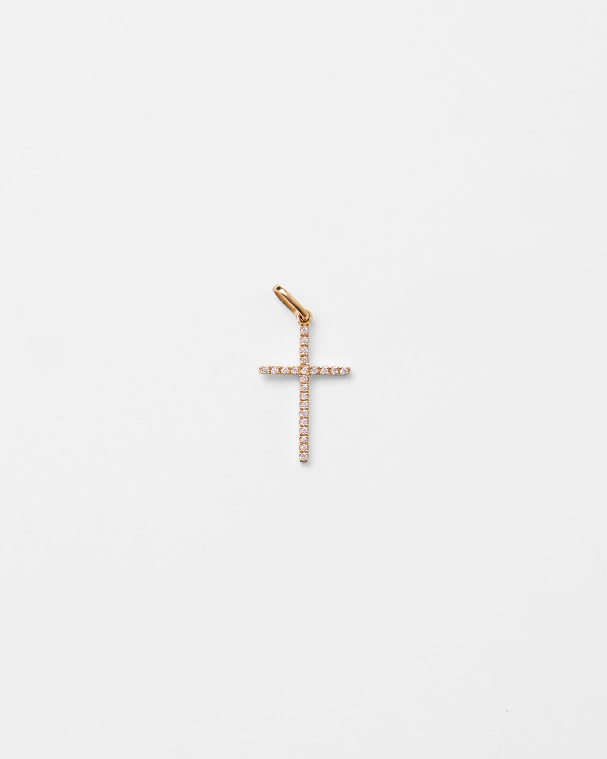 Collier croix en or et diamants
