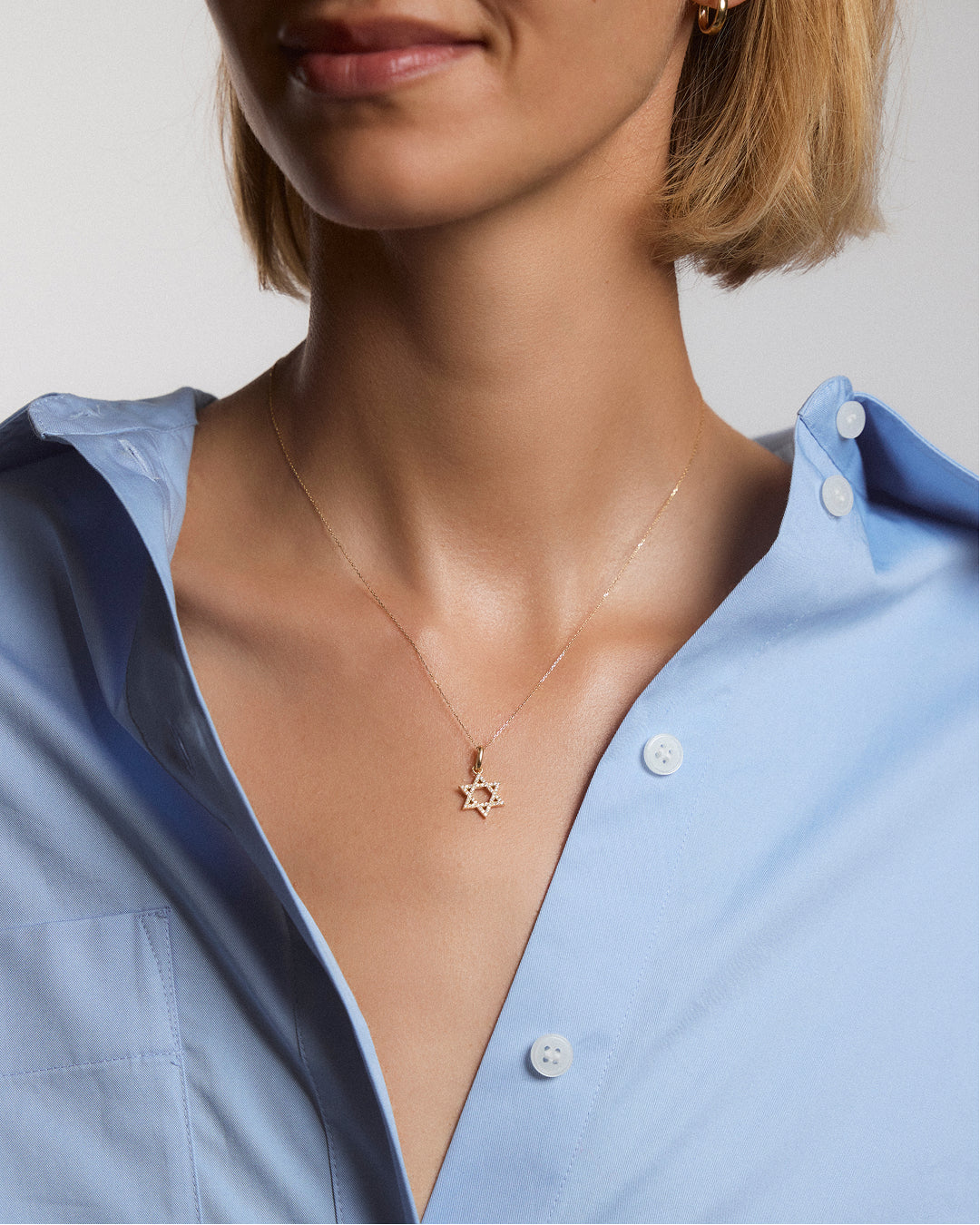 Collier étoile de David